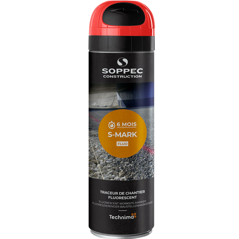 Soppec S-Mark Temporary Marking Spray Paint, 500 ml