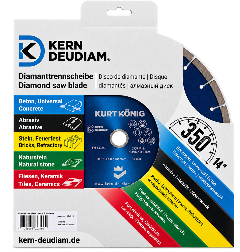 KERN-DEUDIAM C-Plus universalus deimantinis pjovimo diskas