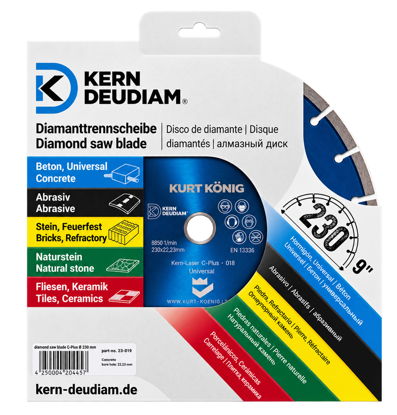 KERN-DEUDIAM C-Plus universalus deimantinis pjovimo diskas