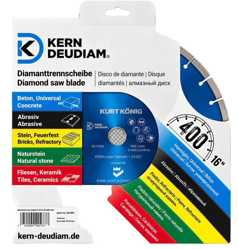 KERN-DEUDIAM C-Plus universalus deimantinis pjovimo diskas