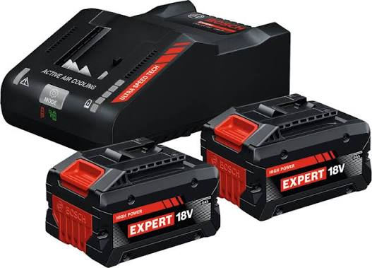 BOSCH EXPERT 18V Battery Kit (2x EXBA18V-80 + EXAL18V-160)