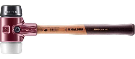 Halder Simplex plaktukas: juoda guma + baltas superplastikas