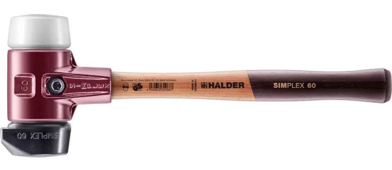 Halder Simplex STAND UP plaktukas: juoda guma + baltas superplastikas