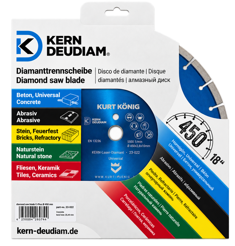 KERN-DEUDIAM C-Plus universalus deimantinis pjovimo diskas