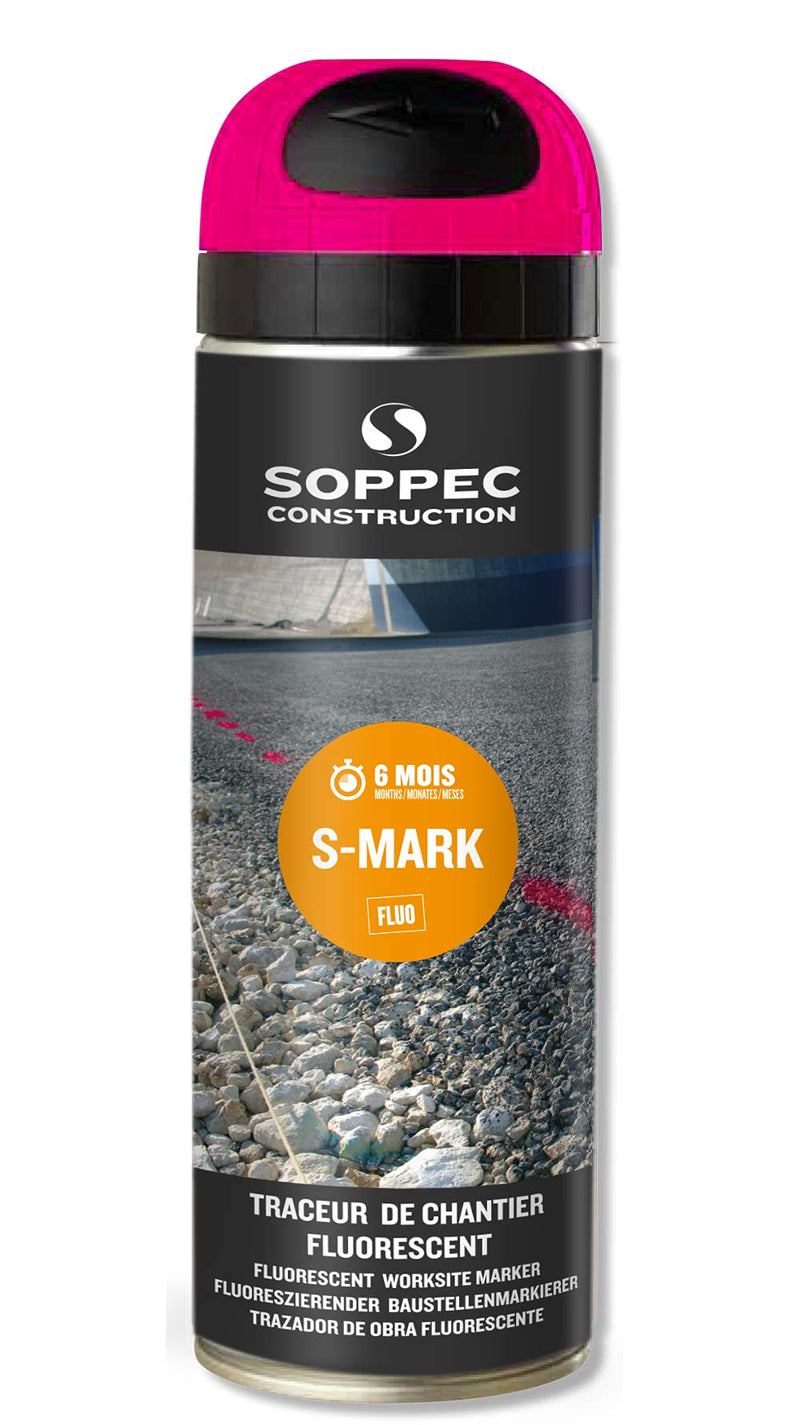 Soppec S-Mark Temporary Marking Spray Paint, 500 ml