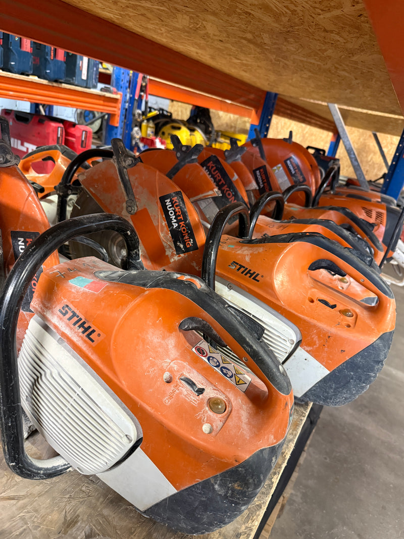 Used construction tools and small construction equipment