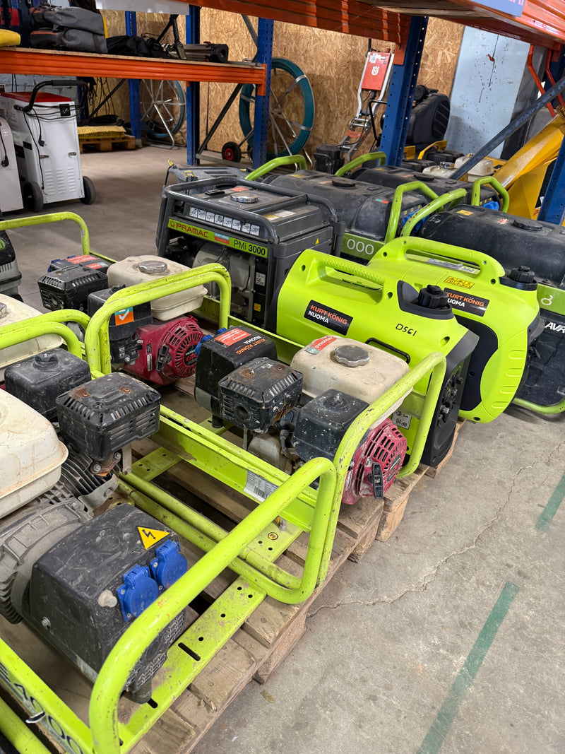 Used construction tools and small construction equipment