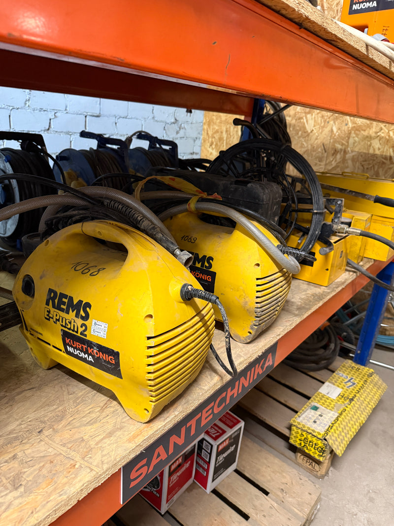 Used construction tools and small construction equipment