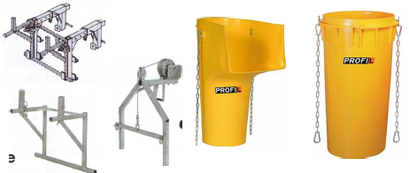Chutes for construction debris