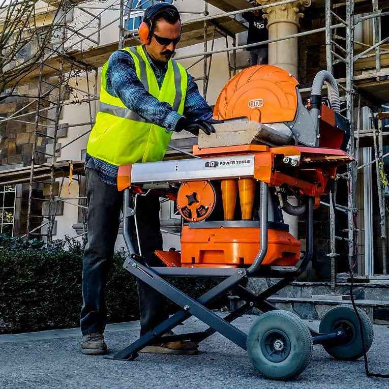 iQ Power Tools iQMS362i – sauso pjovimo staklės mūrui ir trinkelėms