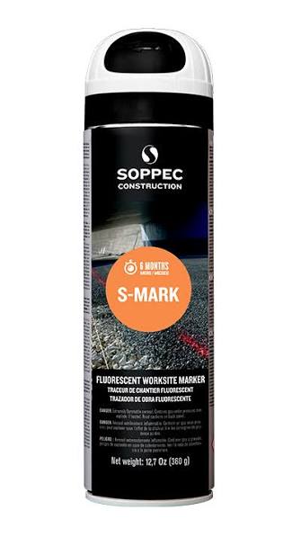 Soppec S-Mark Temporary Marking Spray Paint, 500 ml